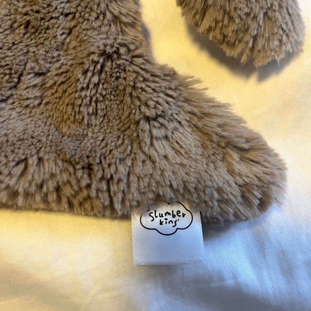 Slumber Kins Brown Bigfoot Snuggler Plush - Picture 3 of 6